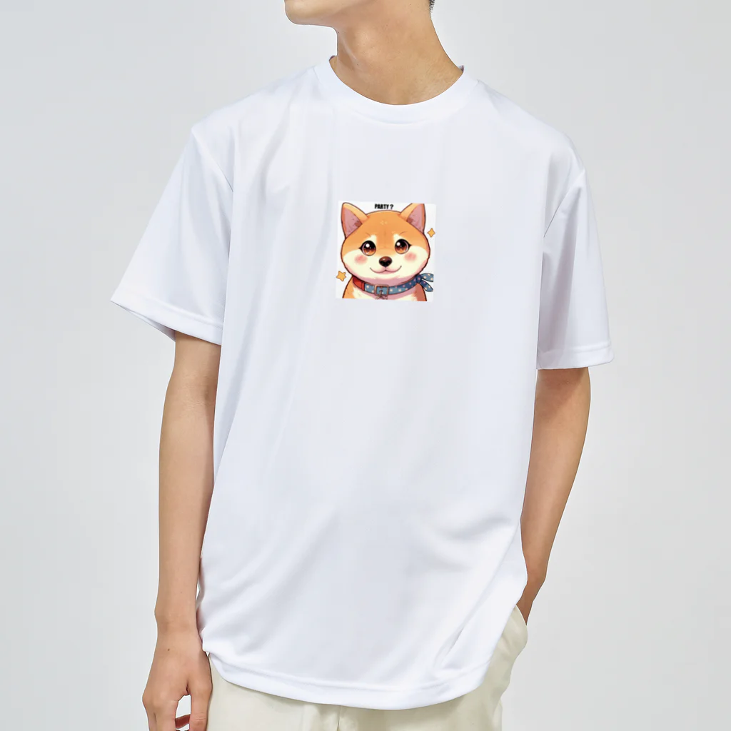 ichigo15の時間のパーティー柴犬 Dry T-Shirt