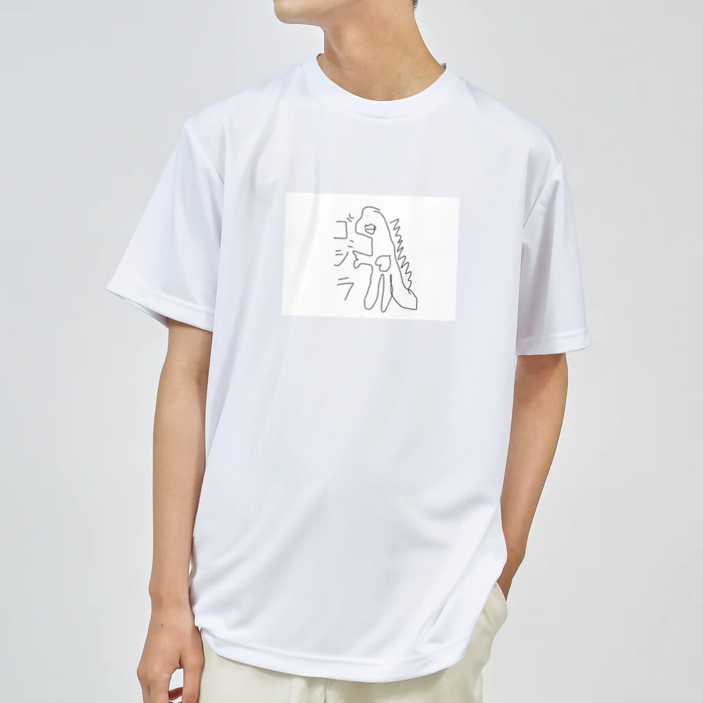 hetaTのhetaTゴジラ ドライTシャツ