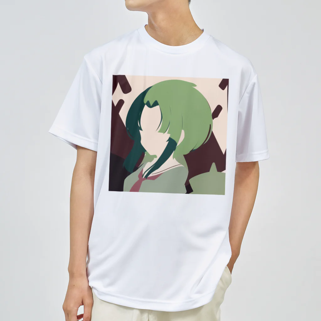 Riollaの緑の女の子 Dry T-Shirt