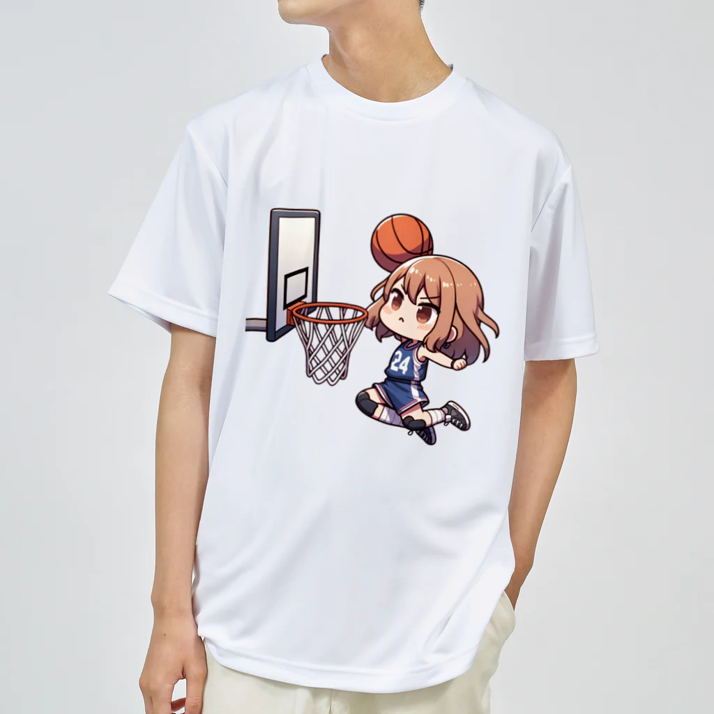 チェリモヤのガールズバスケット 04 ドライTシャツ