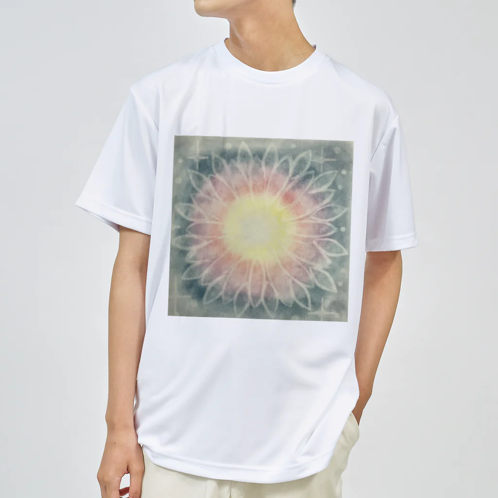 光のパステルアート　Hisaの光のパステルアート　涼しい光 Dry T-Shirt