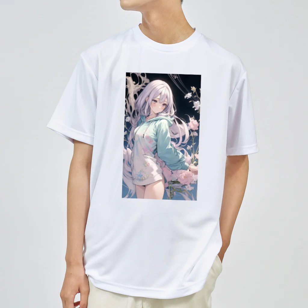 🐋うくはのお店の花と君3 ドライTシャツ