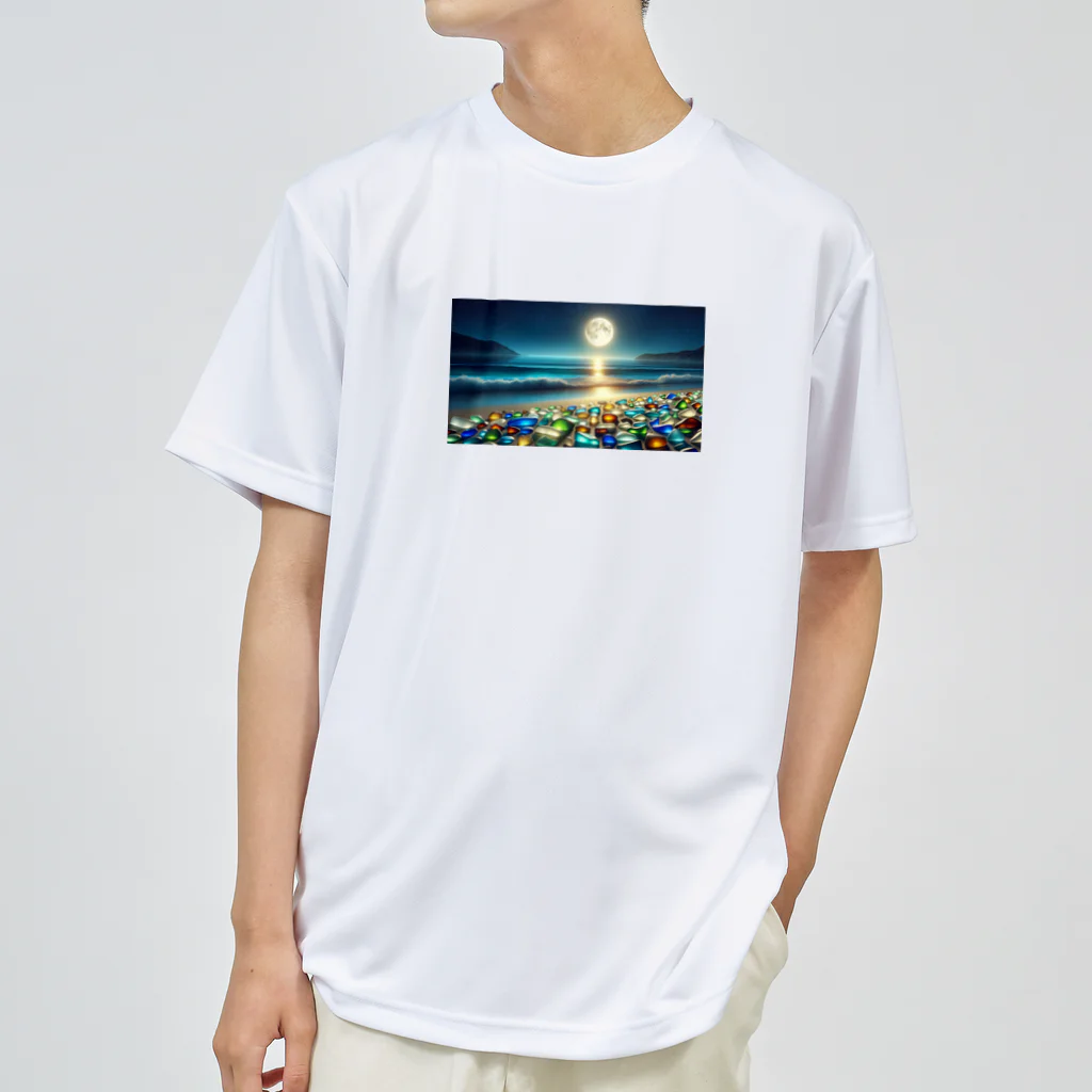 yunakiziの夜に輝くシーガラス Dry T-Shirt