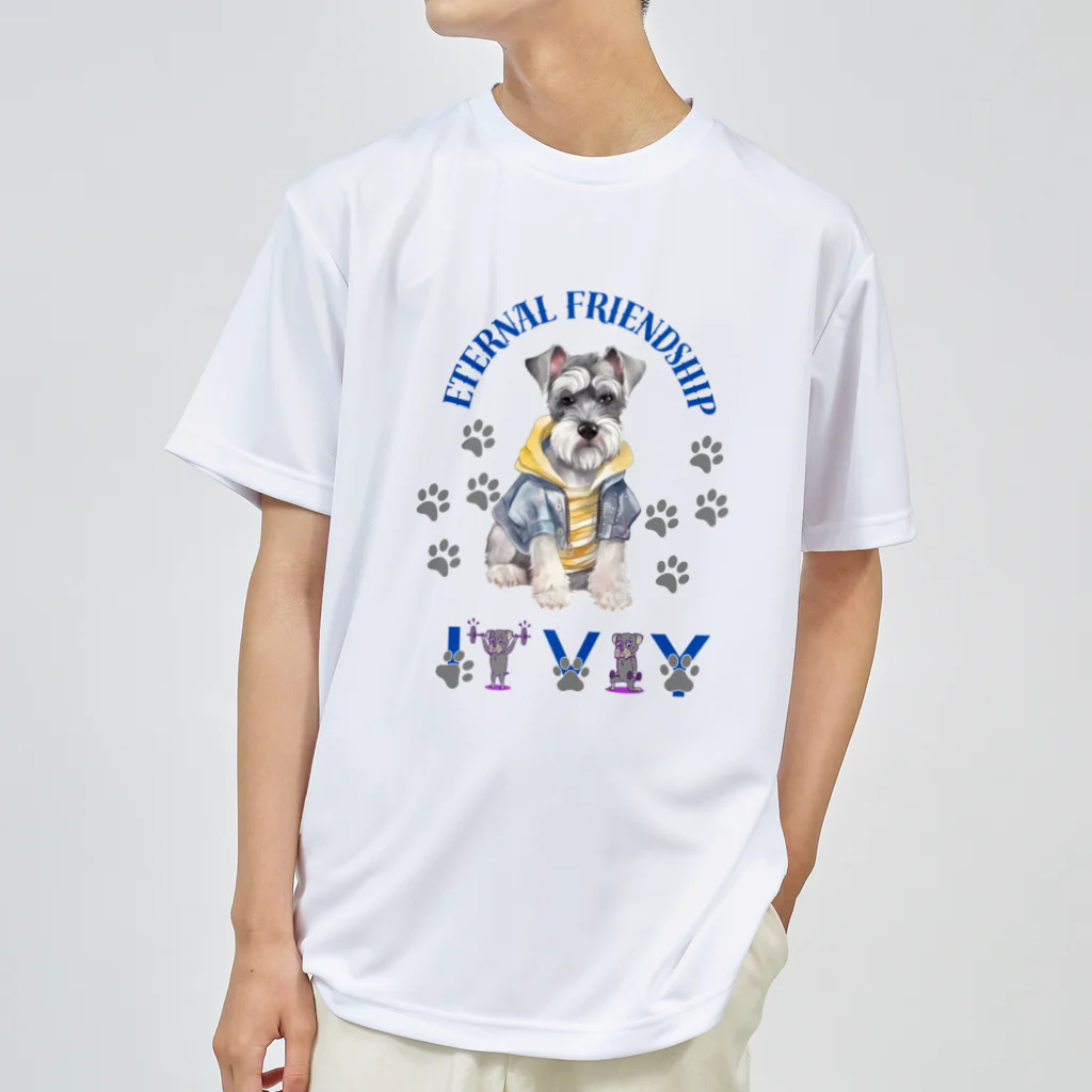 ivybloonの美意識高めのシュナウザー ドライTシャツ