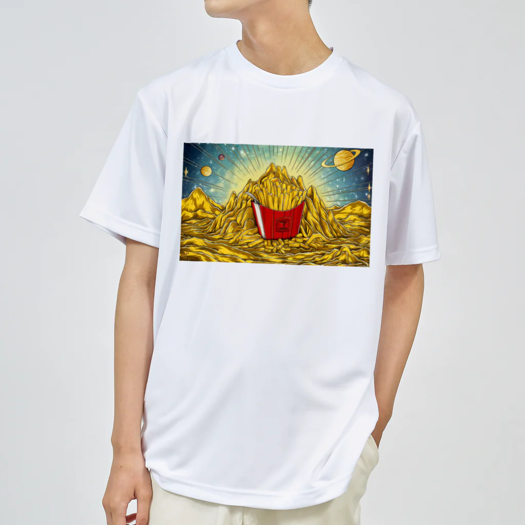 JoyfulMomentsCraftsの黄金とポテト ー Golden and Potato ー ドライTシャツ