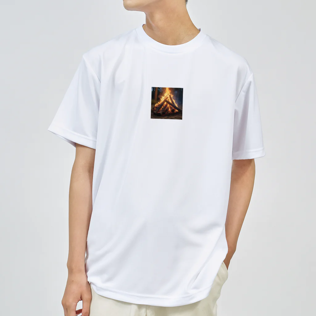 satoshi07の焚火 Dry T-Shirt