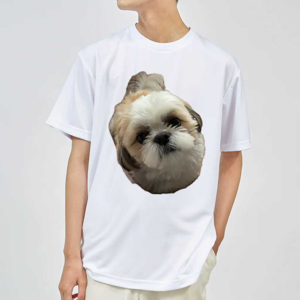 こつきと愛犬の茶々丸の茶々丸グッズ ドライTシャツ