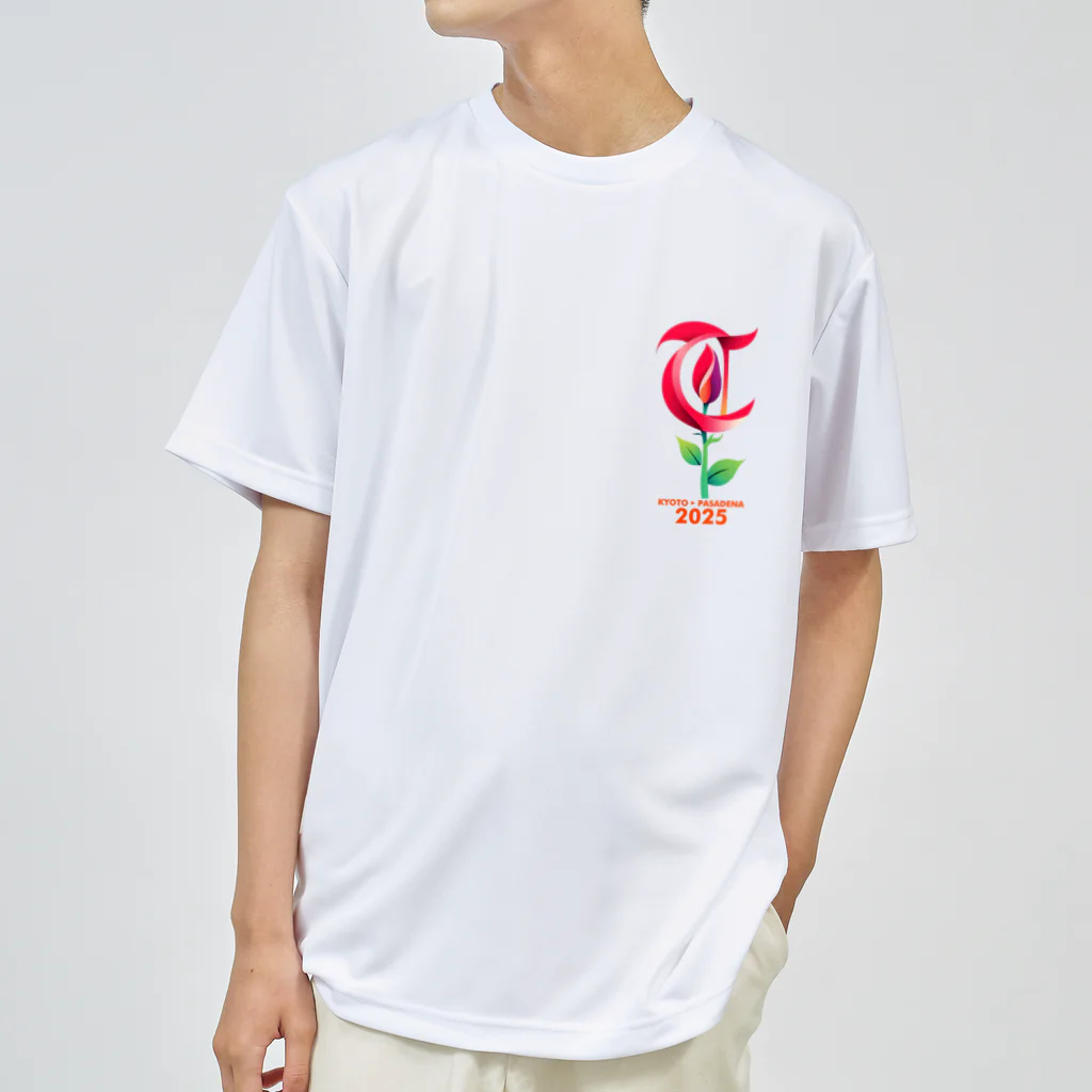 TEKINYANの薔薇のTマーク  Dry T-Shirt