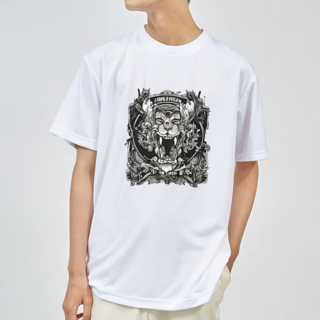 3児のズボラ母ちゃんの獅子の怒り Dry T-Shirt