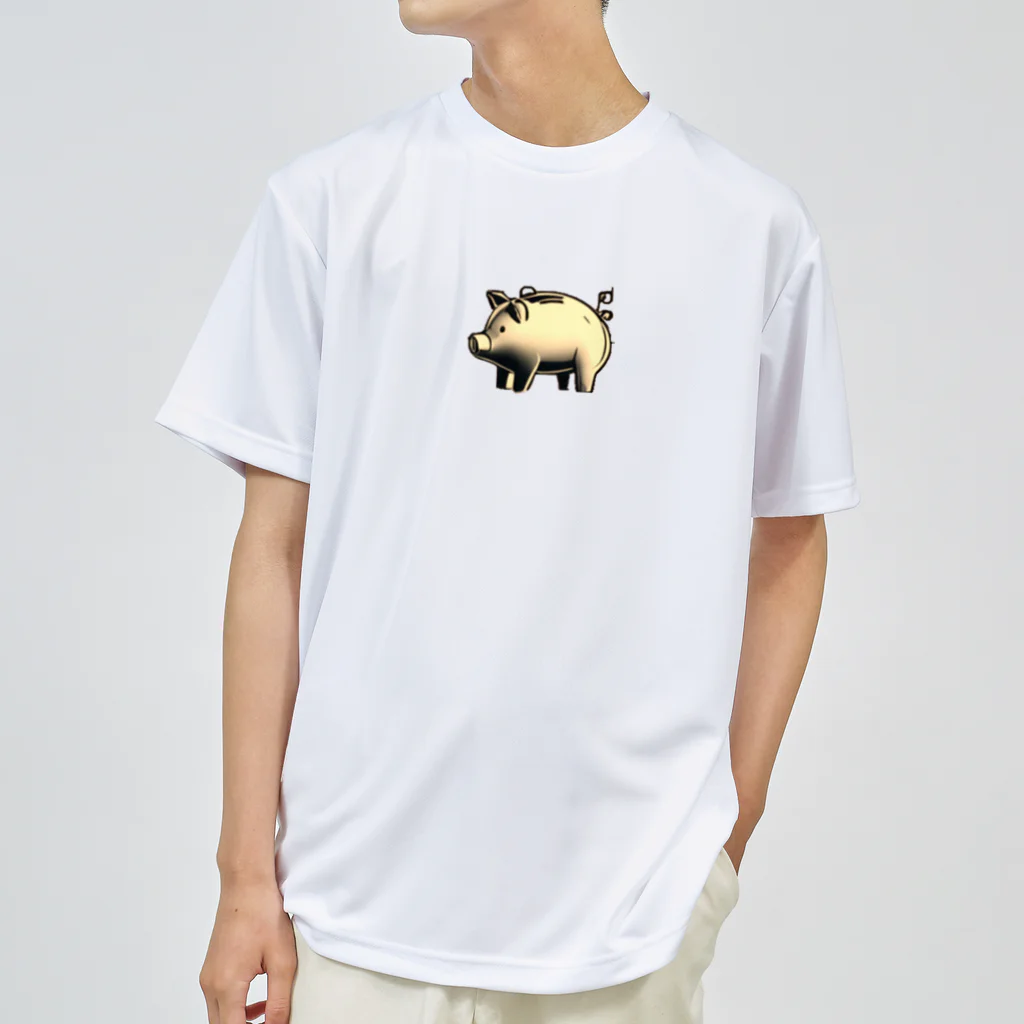 NaROOMの幸せのブタさん🐖💗 -ブロンズ ドライTシャツ