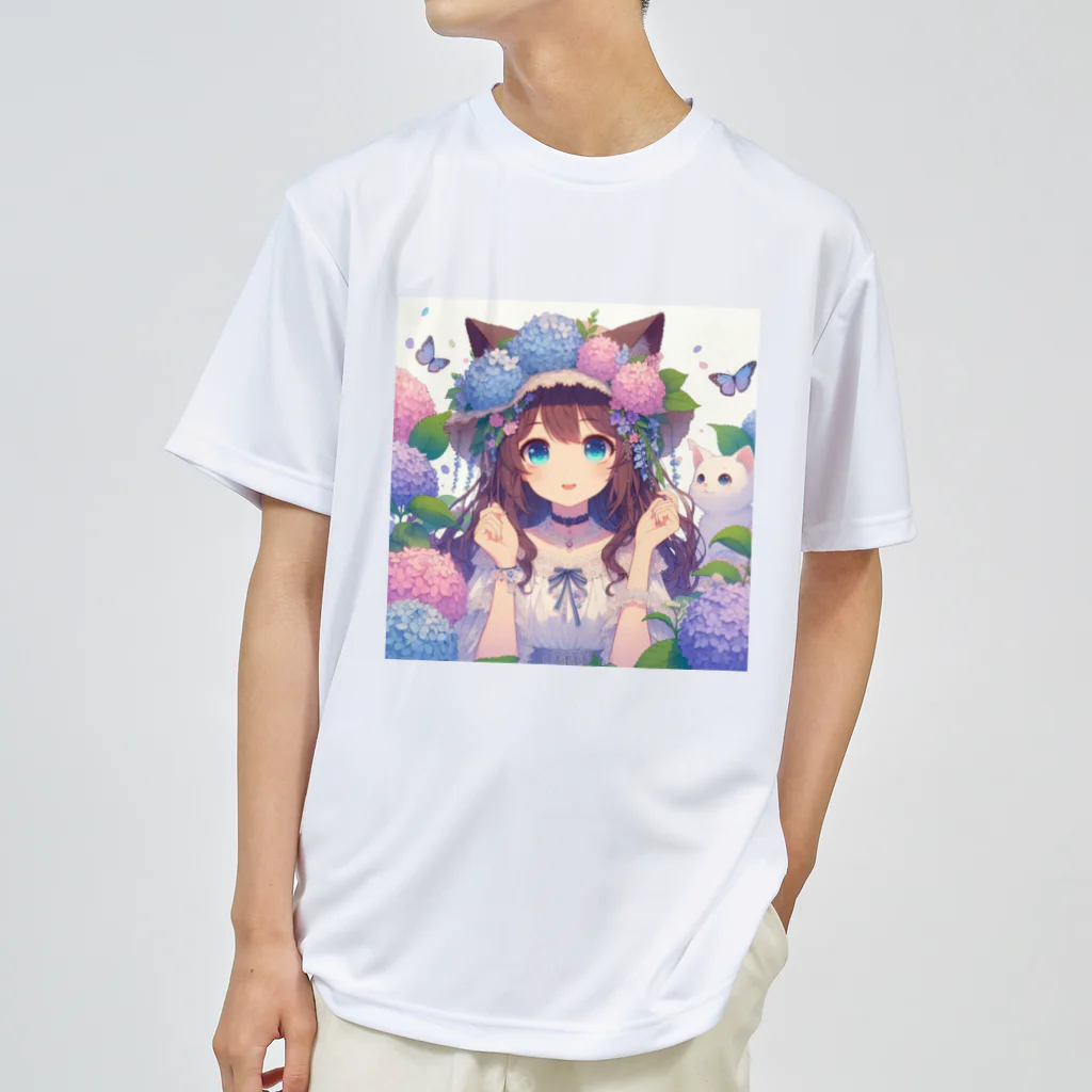 yos-1292583のねこニコばん Dry T-Shirt