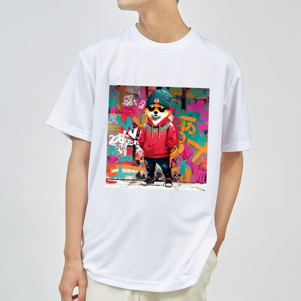 GRAFFITYのdog-man-1 ドライTシャツ