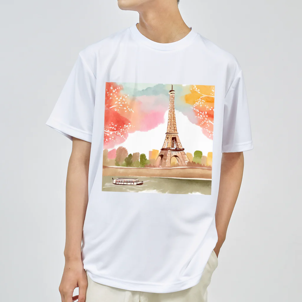 tyu-ripuのparis spring ドライTシャツ