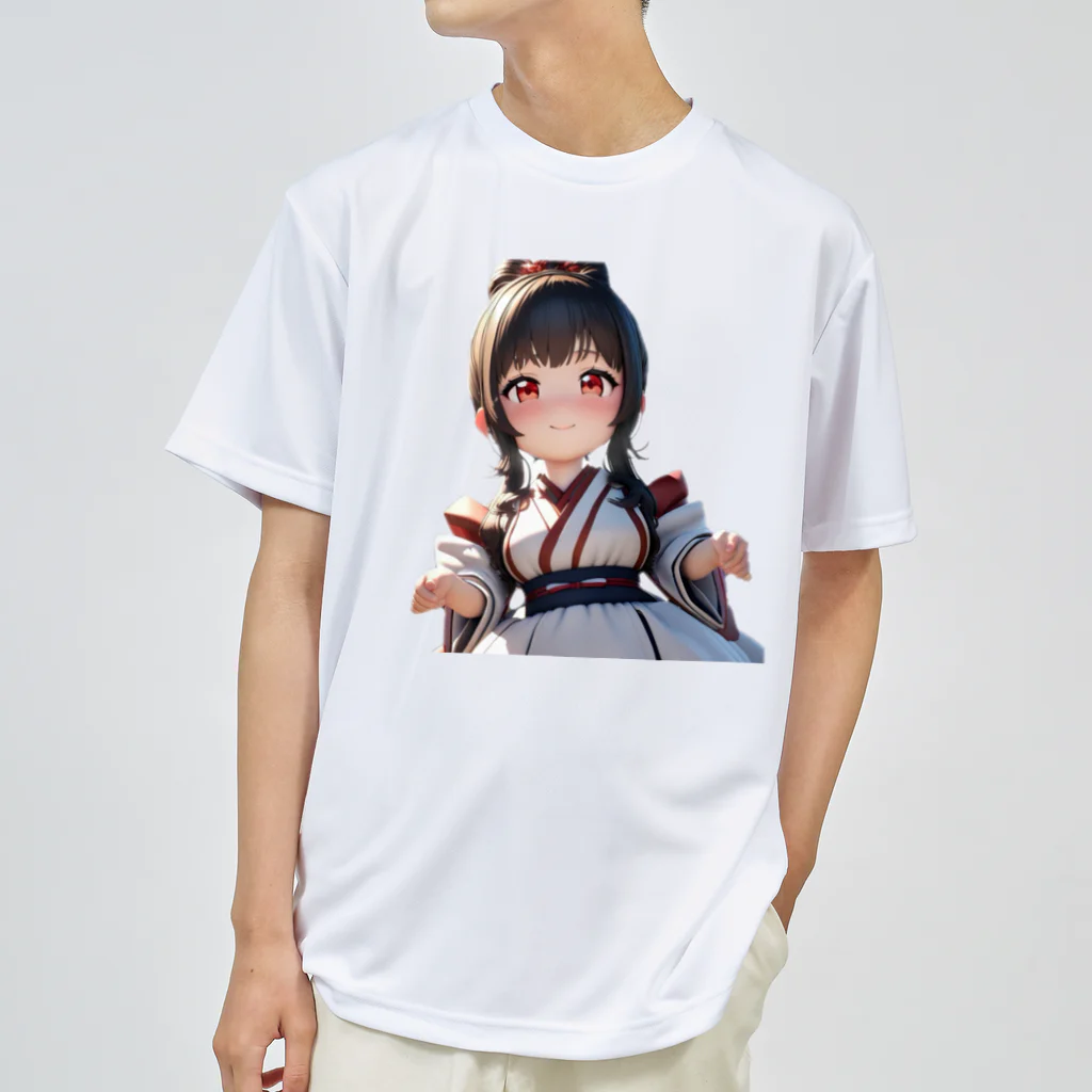 studio AzurのArca 幼い頃のサムライ娘 ドライTシャツ