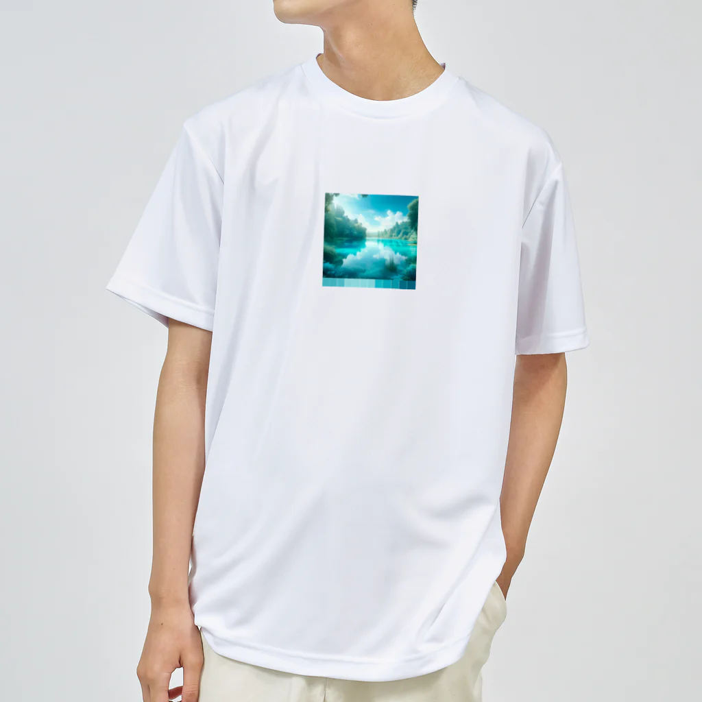 hana2ginの Almost Transparent Blue. Dry T-Shirt