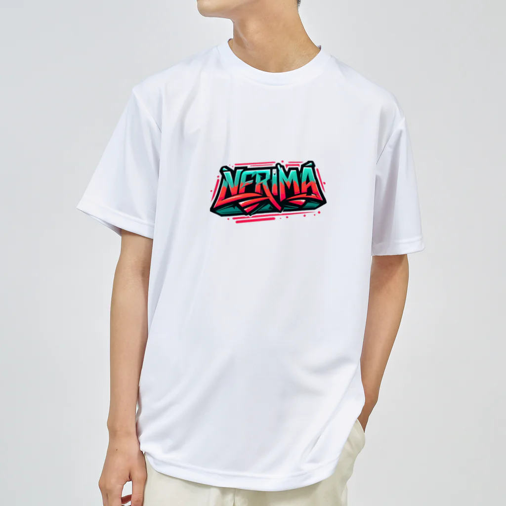 ore-journalのHipHopのグラフィティのロゴ「NERIMA(練馬)」 Dry T-Shirt