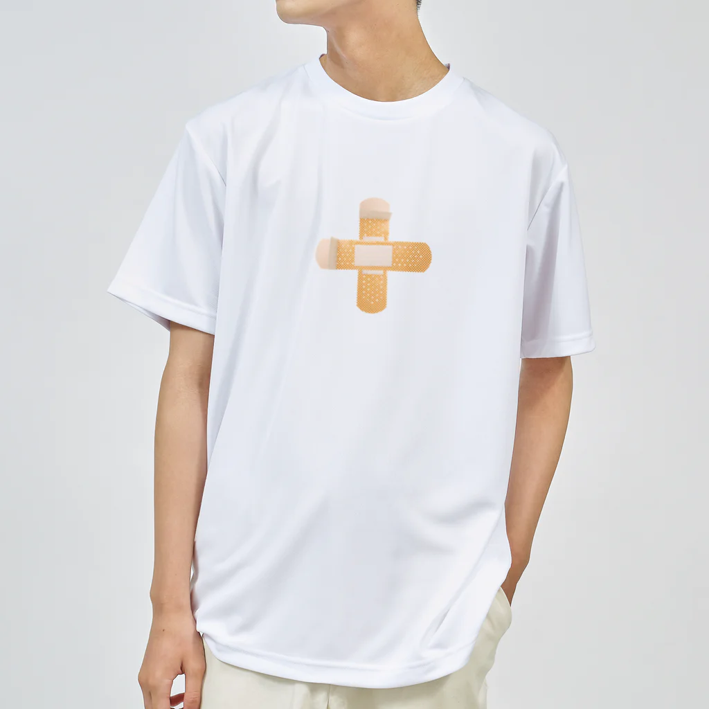 BAN創 & Co. ⚠️の絆創膏 実写 (クロス) ドライTシャツ