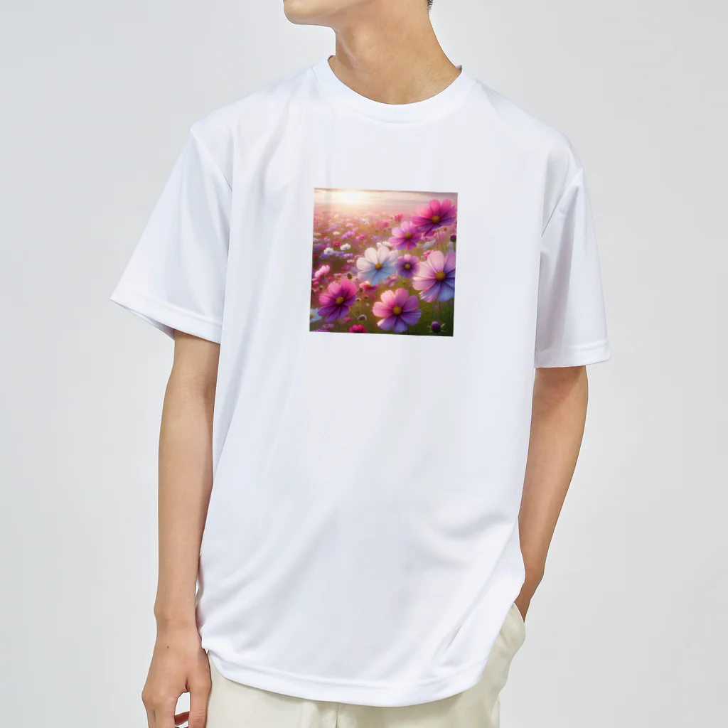 終わらない夢🌈の美しいコスモス💞 Dry T-Shirt