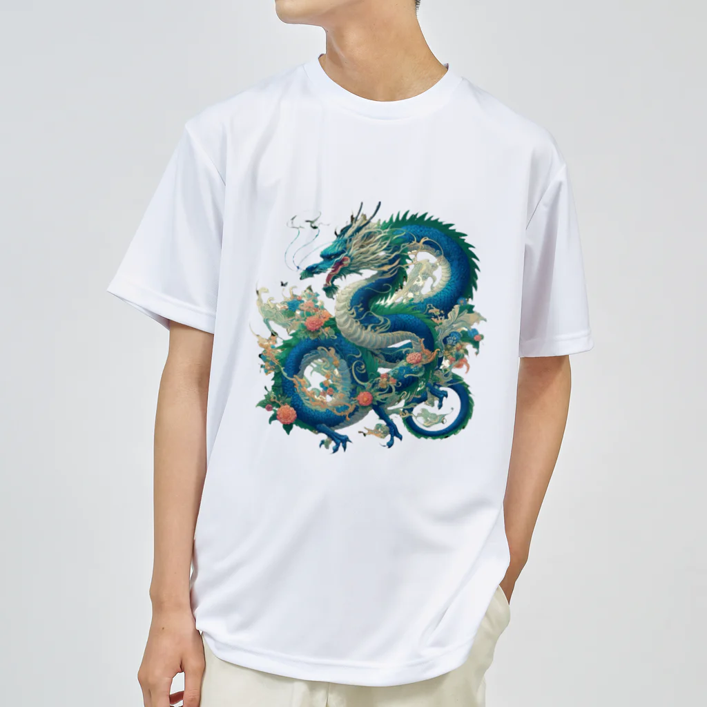 百花の碧龍 Dry T-Shirt
