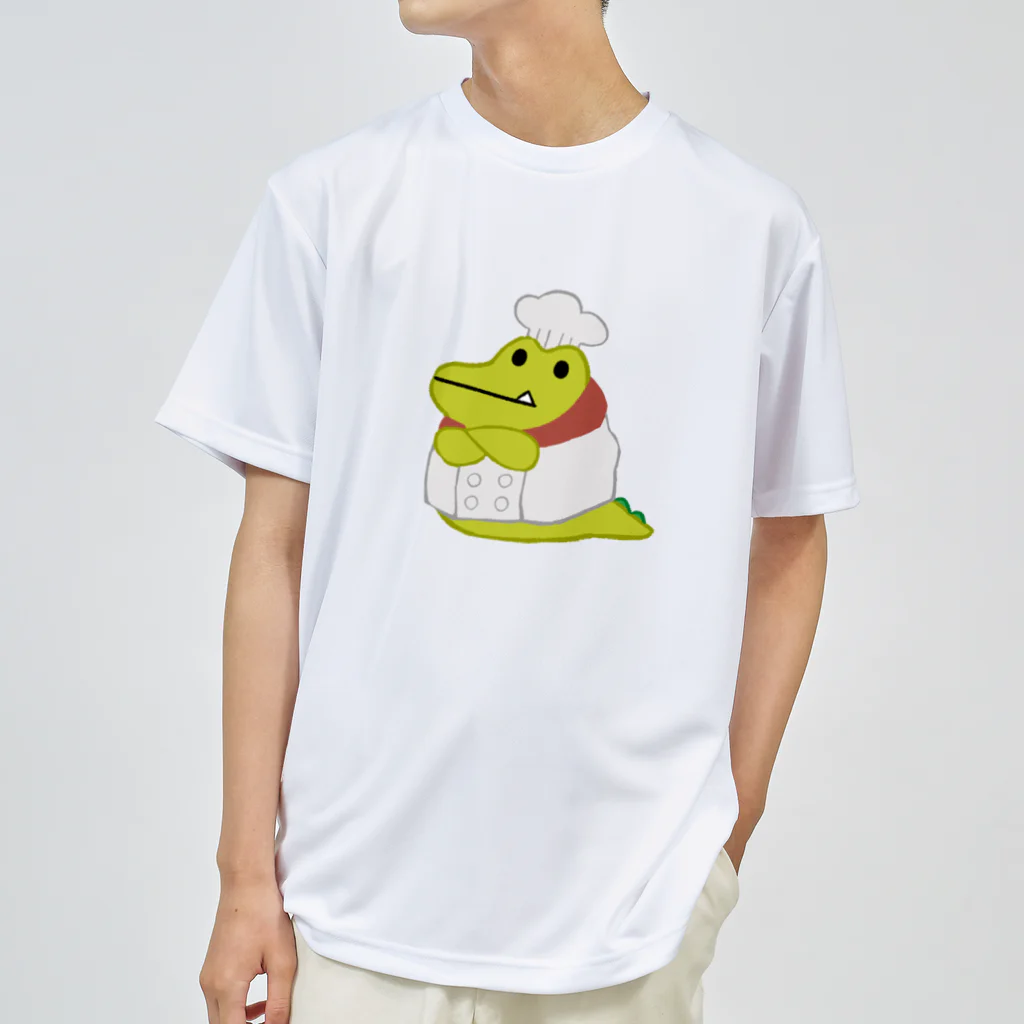 わりとせまいショップのblobwani（シェフ） ドライTシャツ