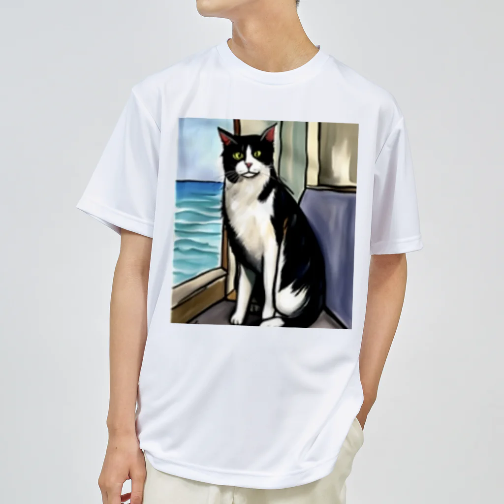 Ppit8の旅する猫 Dry T-Shirt