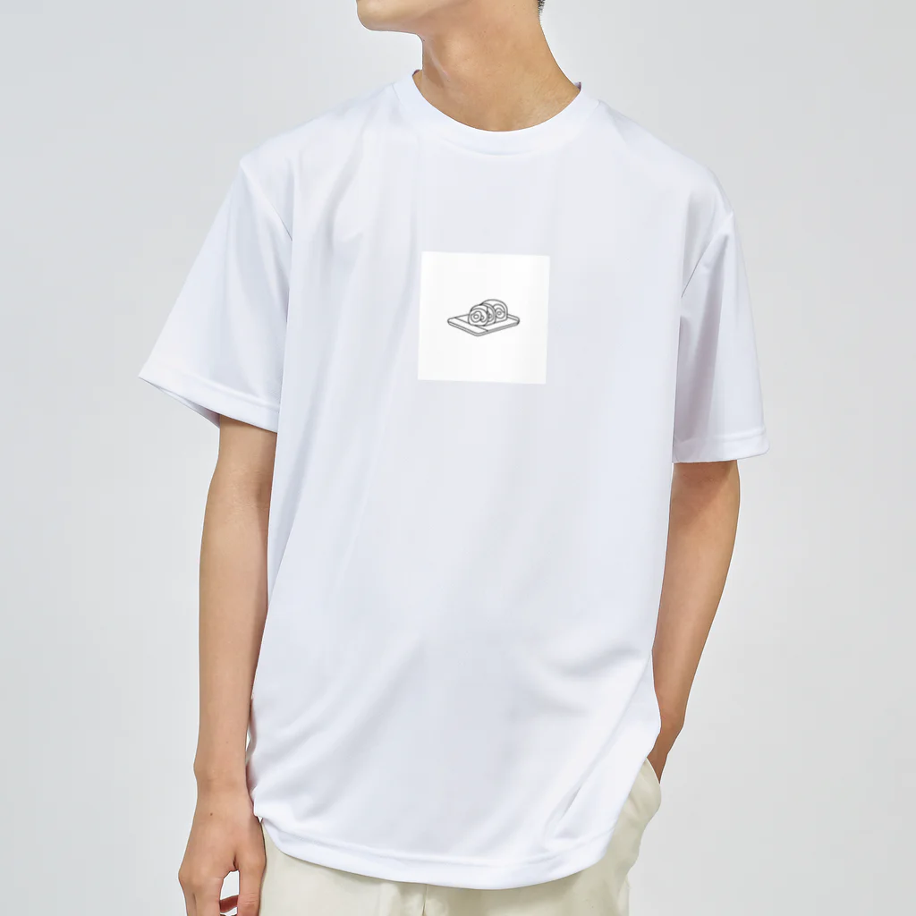 8890のラインアート　寿司 Dry T-Shirt