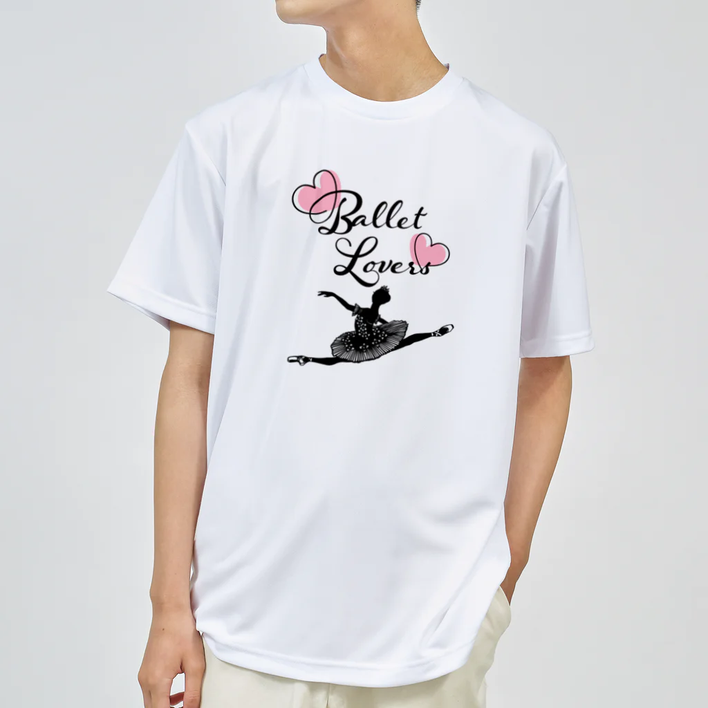 Saori_k_cutpaper_artのBallet Lovers Ballerina ドライTシャツ