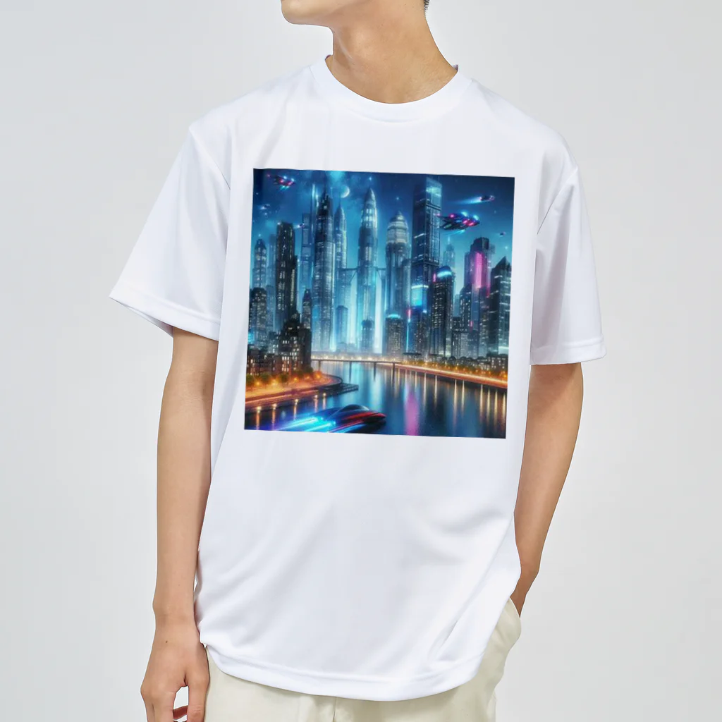 Rパンダ屋の「都会風景グッズ」 ドライTシャツ