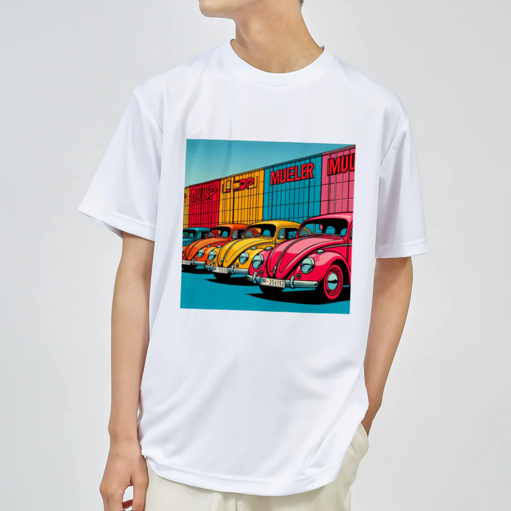 aircooled3のレトロポップなワーゲン Dry T-Shirt