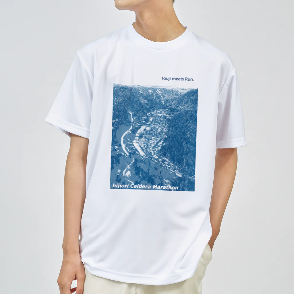 湯治場ラジオのtouji Meets Run Tシャツ ドライTシャツ