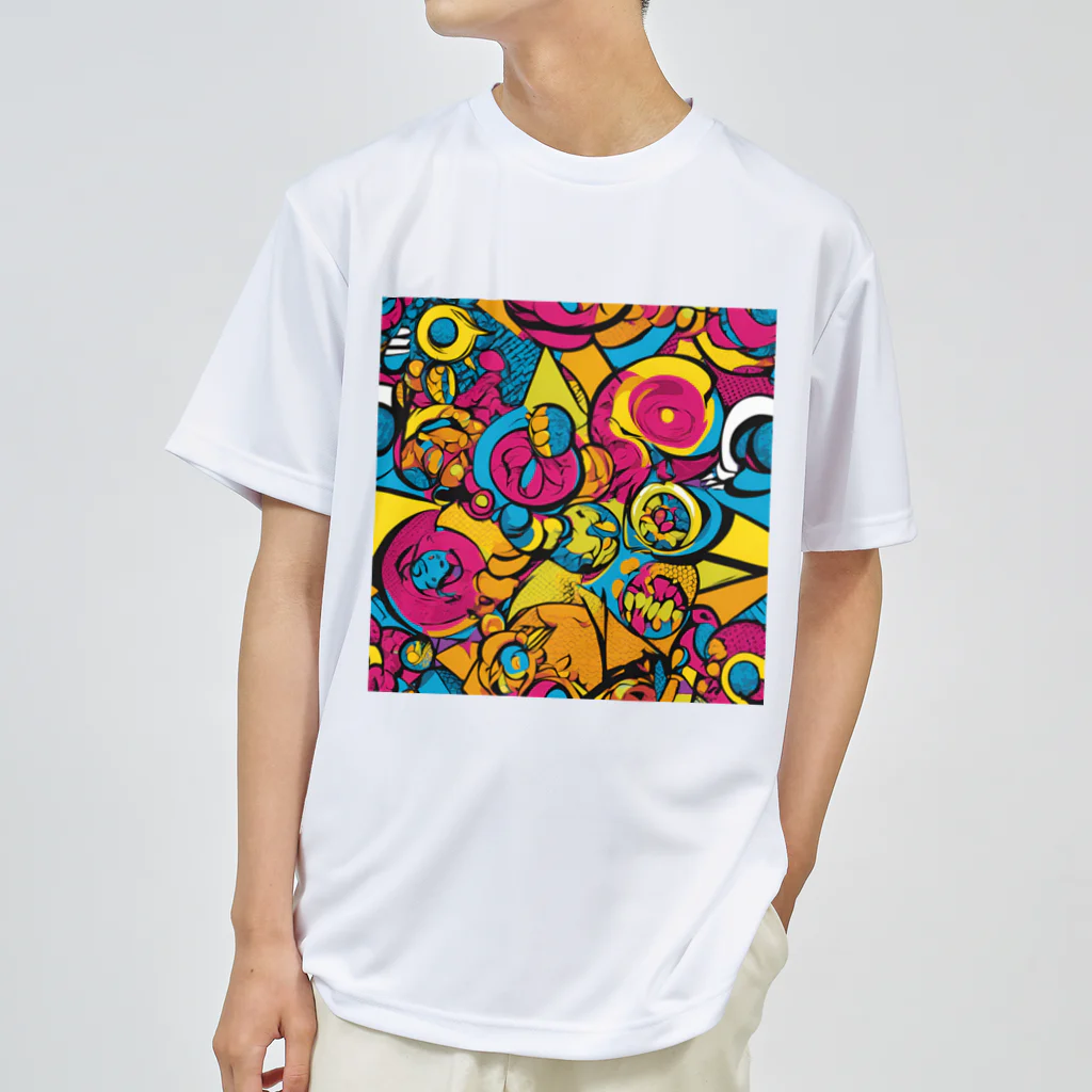 8890のポップアート Dry T-Shirt