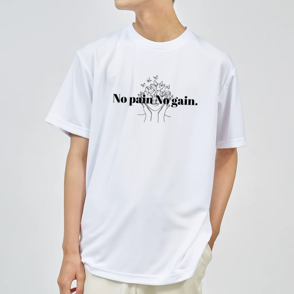 blueingreenのNo pain No gain. ドライTシャツ