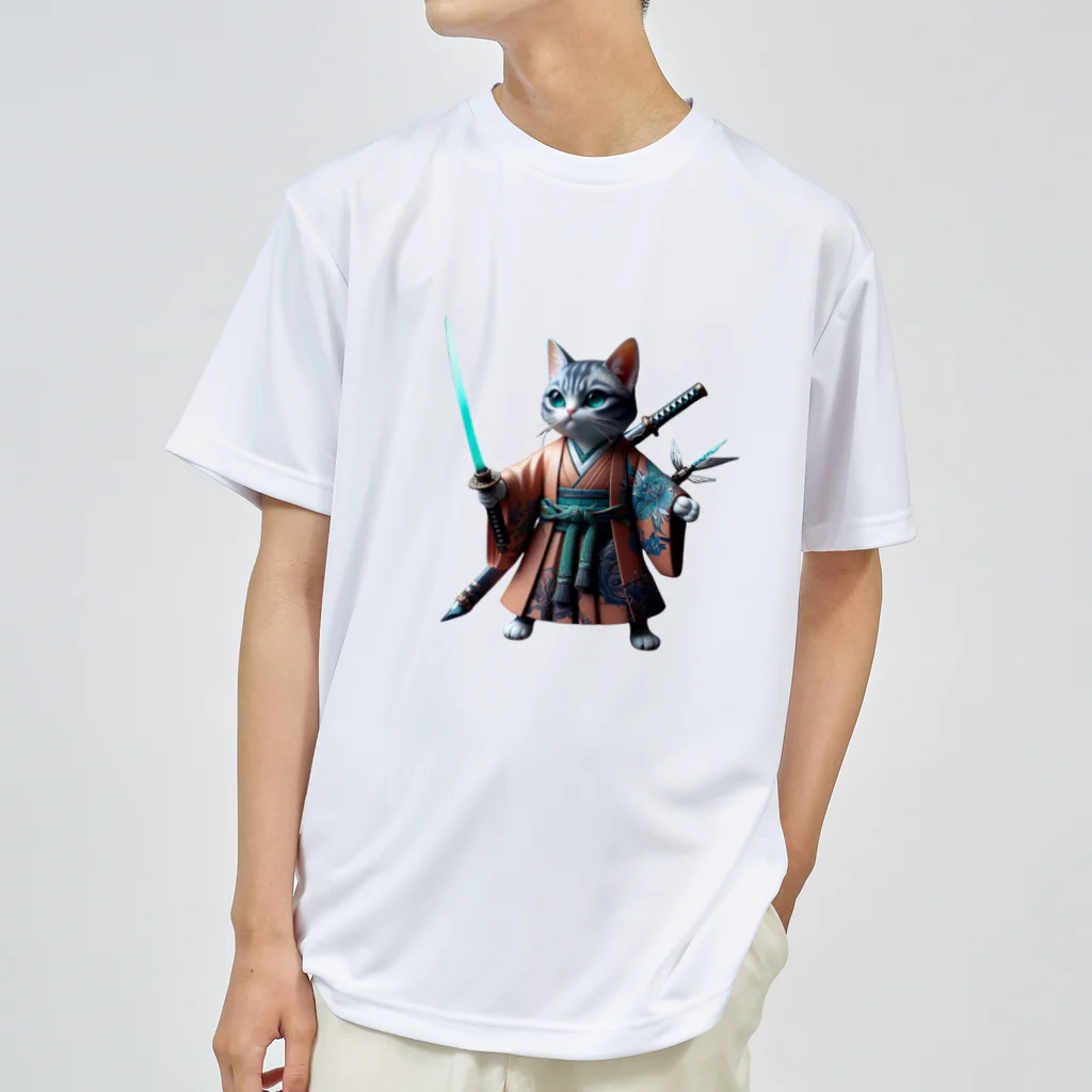 samuraicatのSamurai CAT Dry T-Shirt