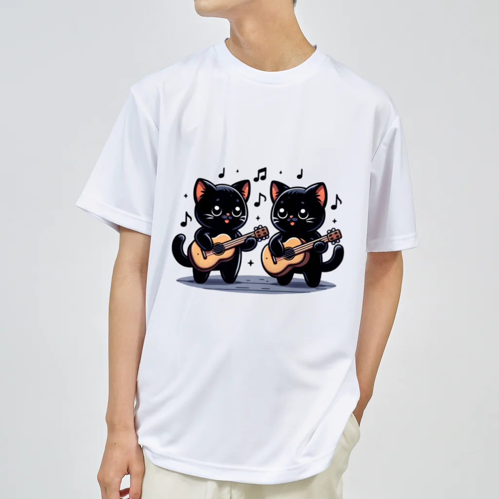 チェリモヤのねこコーラス 11 ドライTシャツ