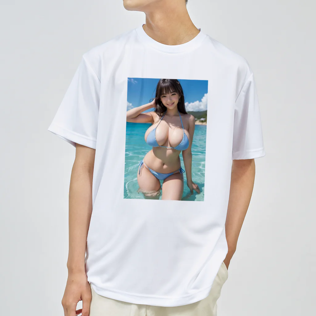 デジタル美女アートのAI美女グラビア２８ ドライTシャツ