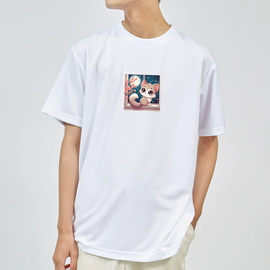 rinngの目が可愛い猫グッズ Dry T-Shirt