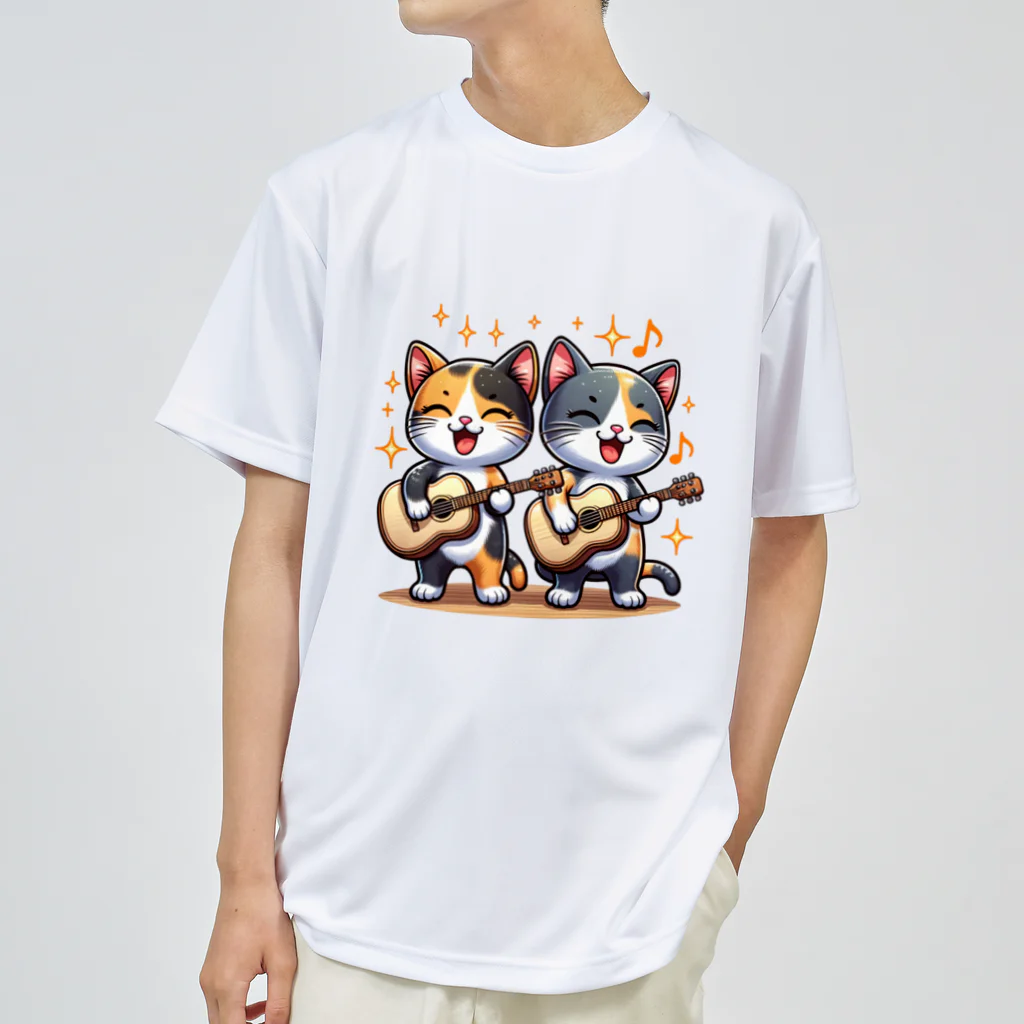 チェリモヤのねこコーラス 13 Dry T-Shirt