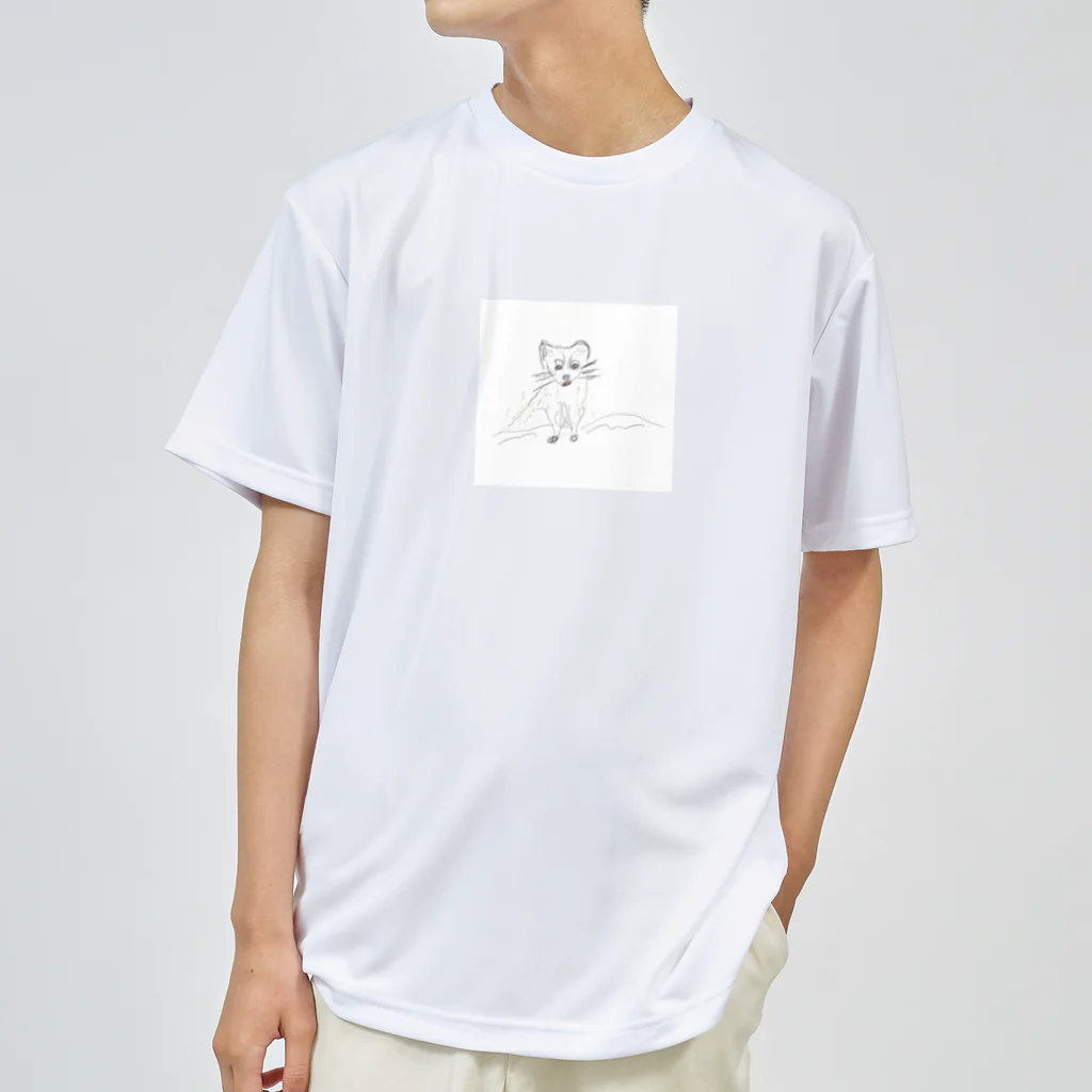 Aki11の震えるオコジョ君 Dry T-Shirt