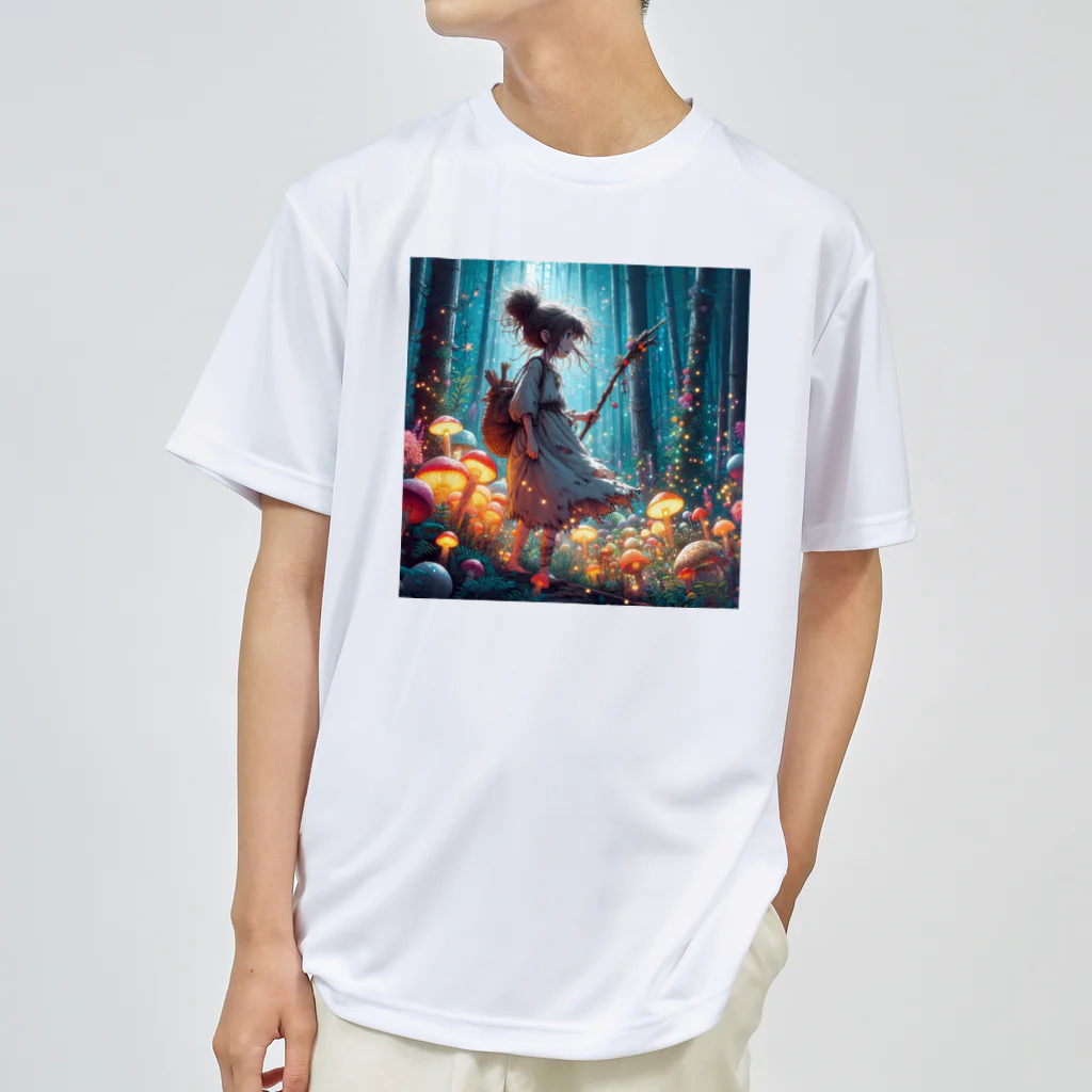 ZOO-0715の森の神秘 ドライTシャツ