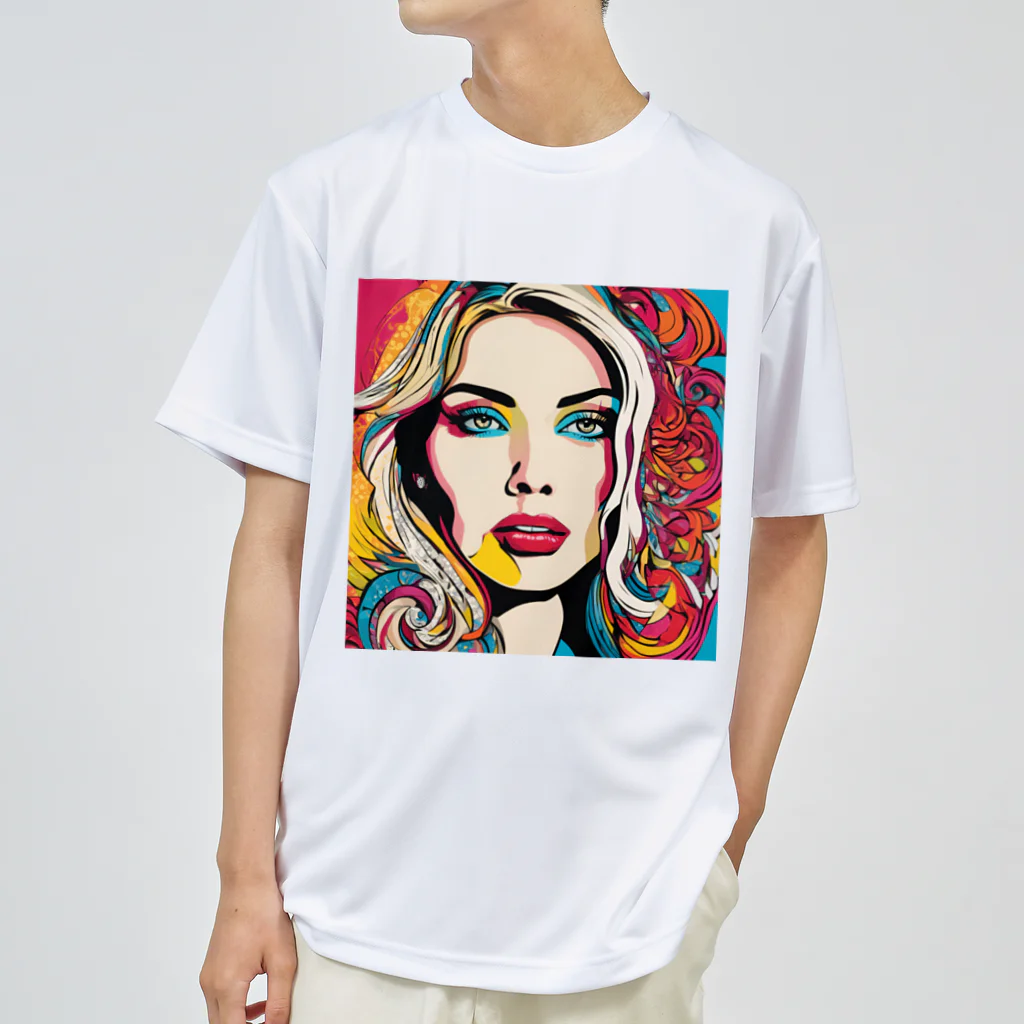 8890のポップアート Dry T-Shirt