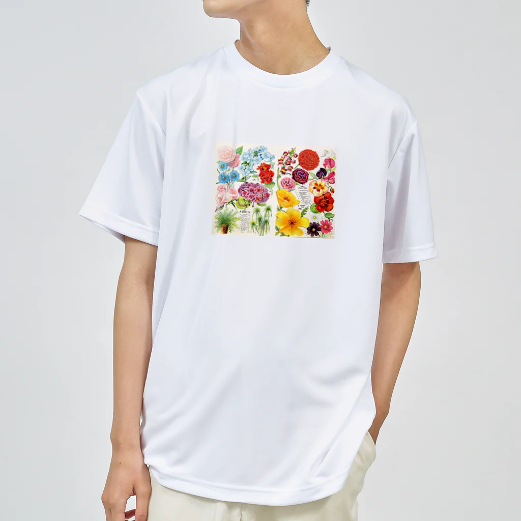 RoseraieのFlowers ドライTシャツ