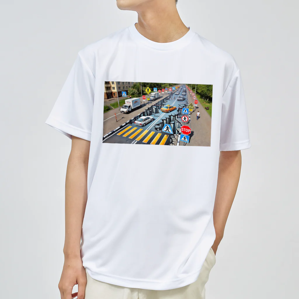 happiness_shopの事故のない未来へ Dry T-Shirt