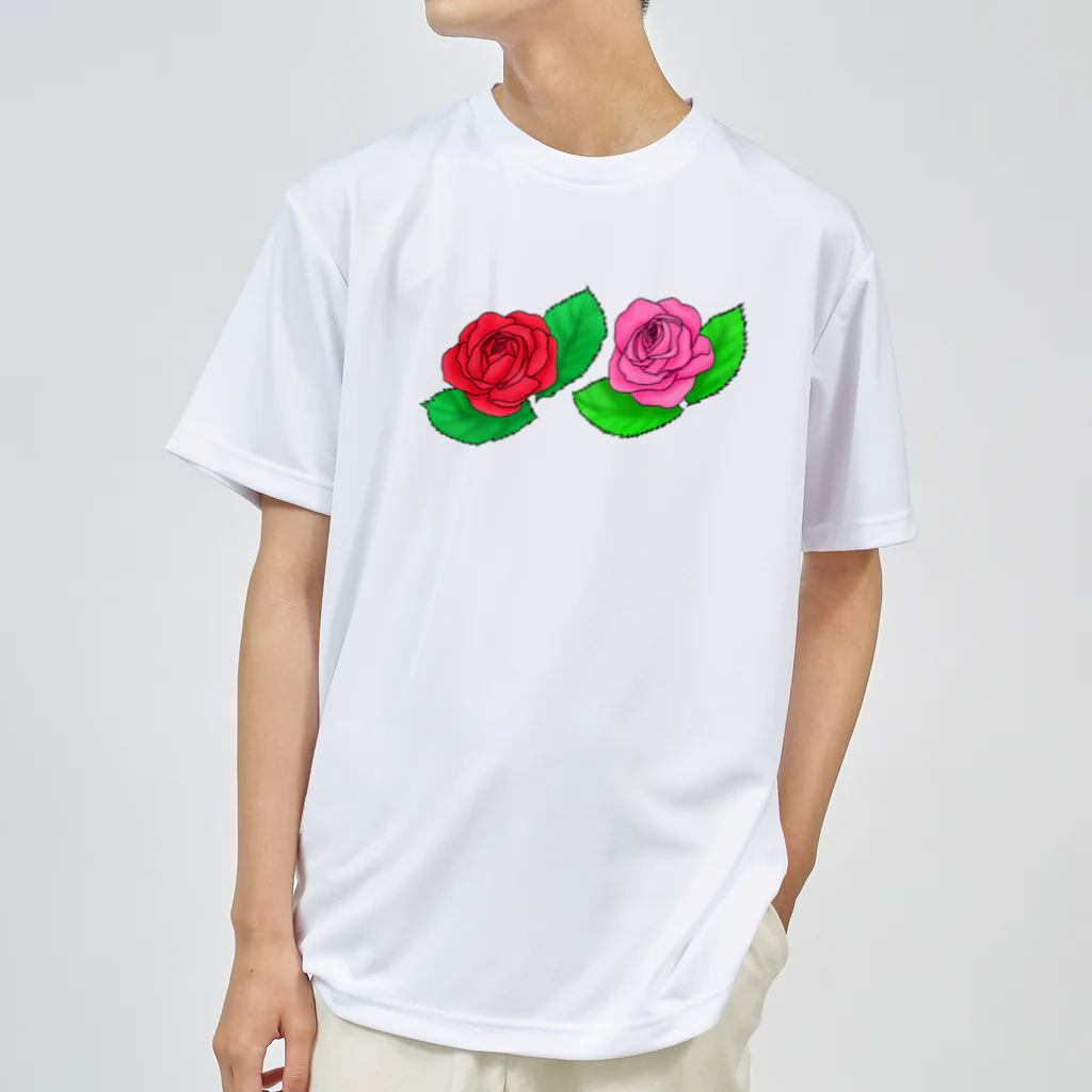 Lily bird（リリーバード）の薔薇のステッカー ミニサイズ ドライTシャツ