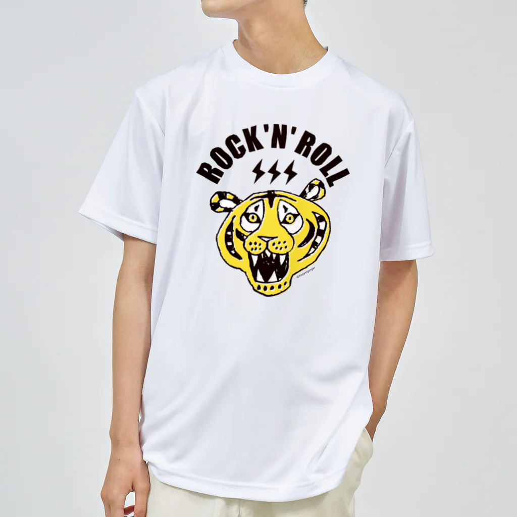 ROCK 'N' ROLL TIGER　ロックンロール タイガーの寅年 ROCK'N'ROLL TIGER タイガー／トラ／虎／ Dry T-Shirt