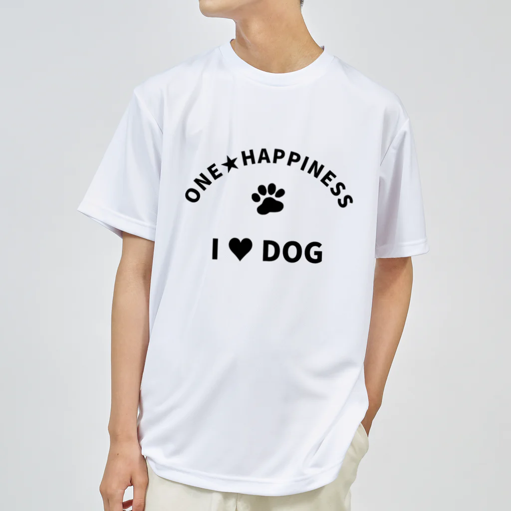 onehappinessのI LOVE DOG　ONEHAPPINESS Dry T-Shirt