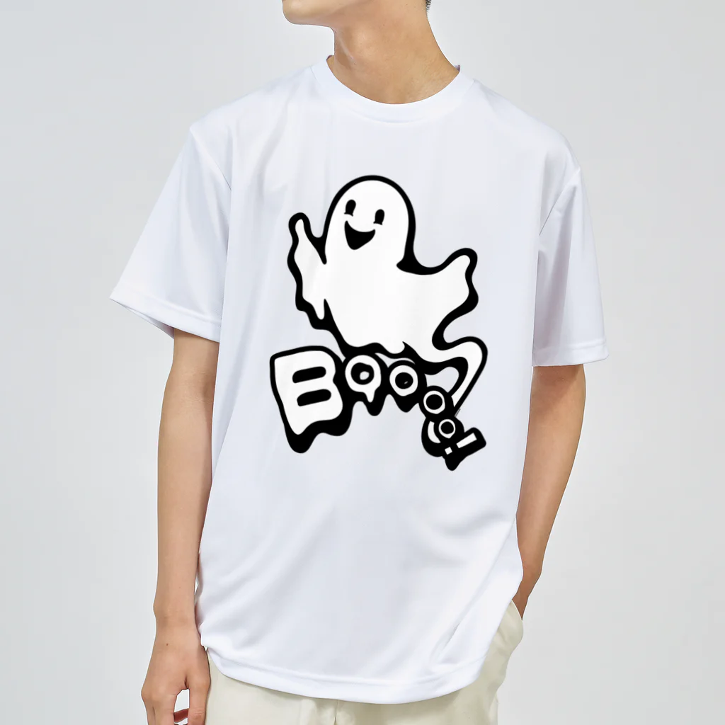Cɐkeccooのおばけちゃんばぁ!(Boo!ゴースト) ドライTシャツ