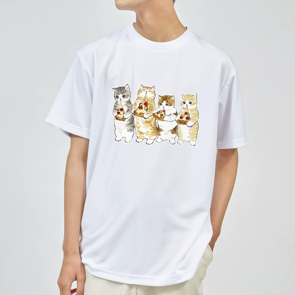 mofusandのみよーんピザ ドライTシャツ