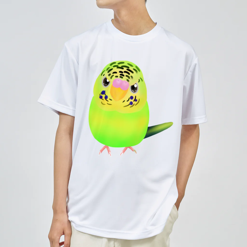Lily bird（リリーバード）のうるうる黄緑ジャンボ① ドライTシャツ