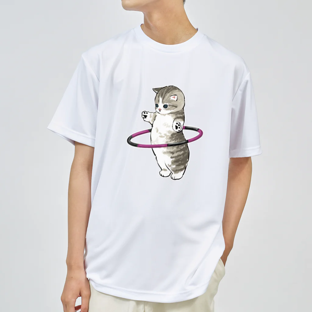 mofusandのフラフープにゃん Dry T-Shirt