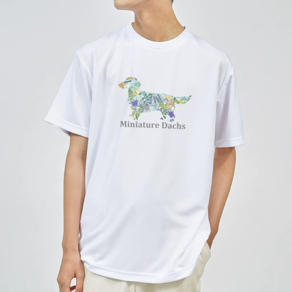 AtelierBoopの花　ボタニカル　ダックス Dry T-Shirt